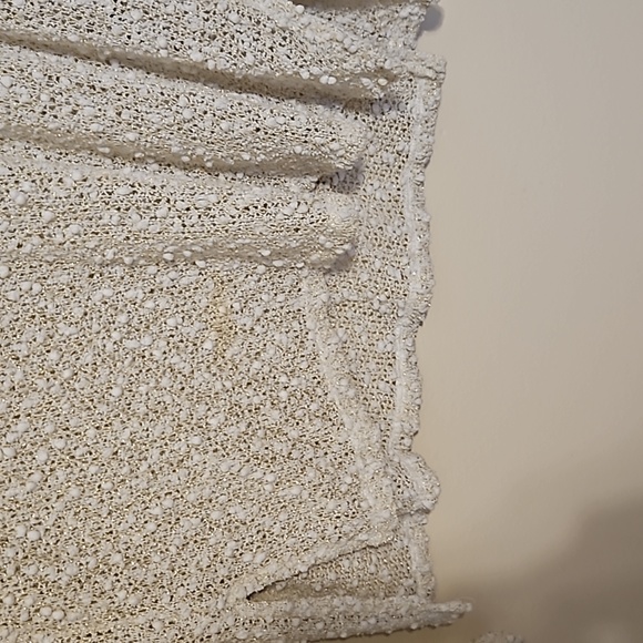 Aeropostale white and gold see through blouse. - Picture 3 of 6